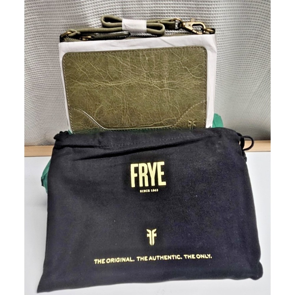 Frye Melissa SAGE‎ Convertible Wristlet Wallet Woman's Handbags NWT w/dustbag